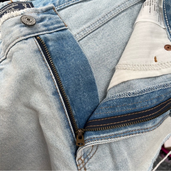 Abercrombie & Fitch Denim Shorts Size 29 UK 12 Blue Denim Festival New RRP £58 - Picture 10 of 12